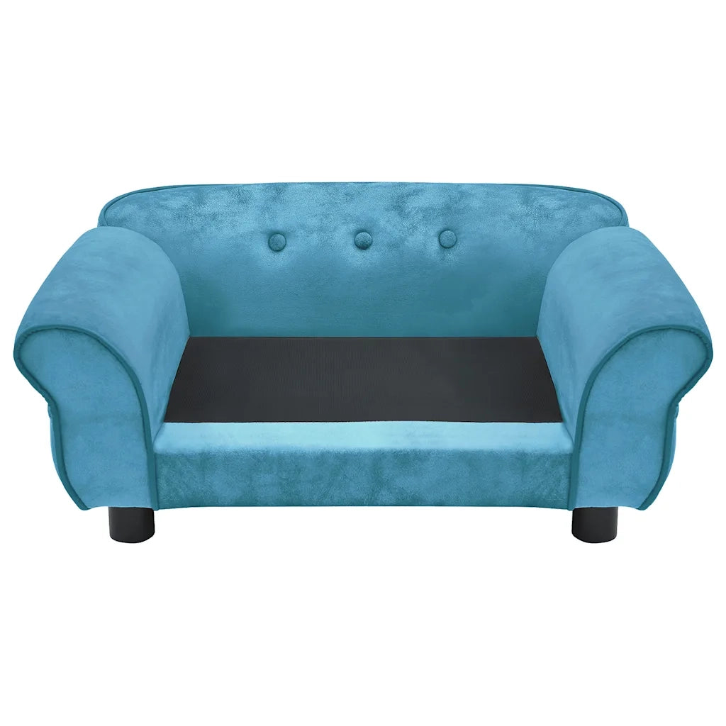 Divano per Cani Turchese 72x45x30 cm in Peluche CFW6324345