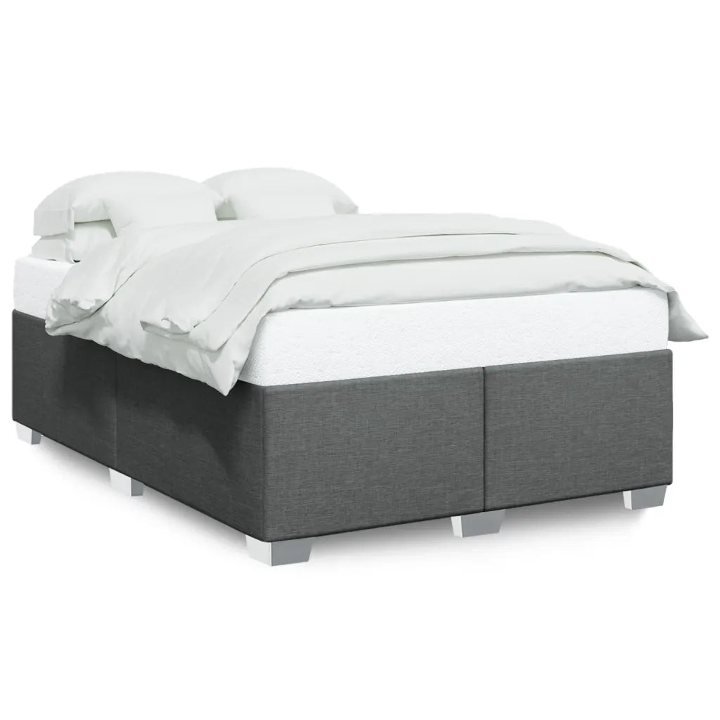 Giroletto senza Materasso Grigio Scuro 140x190 cm Tessuto