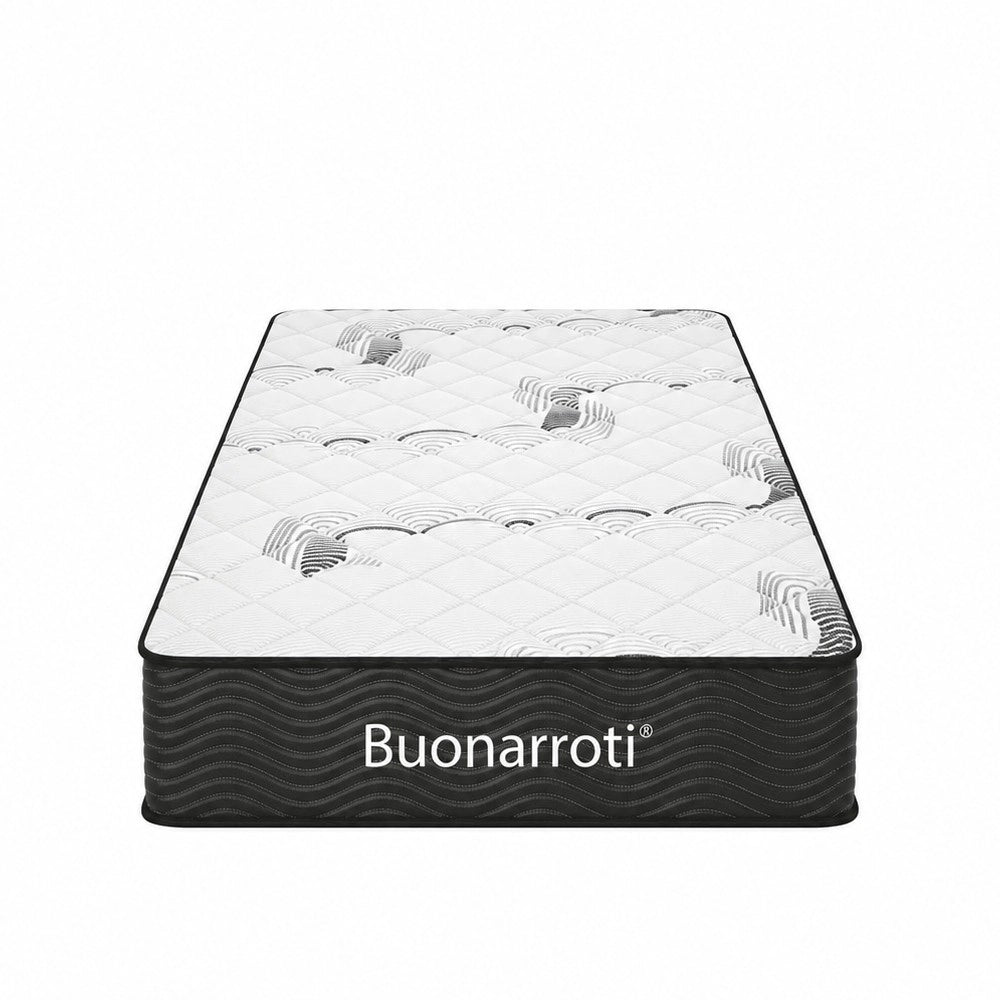 Materasso singolo Tarico 90x190x22.3 H cm. con molle insacchettate e strato in memory foam