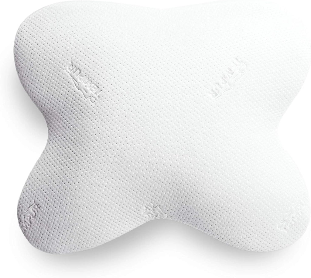 TEMPUR Cuscino per dormire Ombracio a forma di farfalla, modello precedente, 60 x 50 x 10 cm