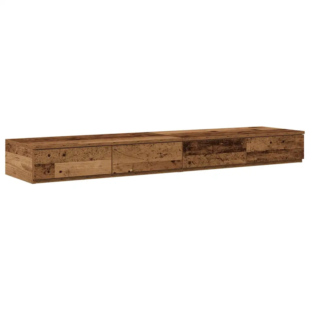 Struttura letto con contenitore Legno vecchio 150 cm 3335651