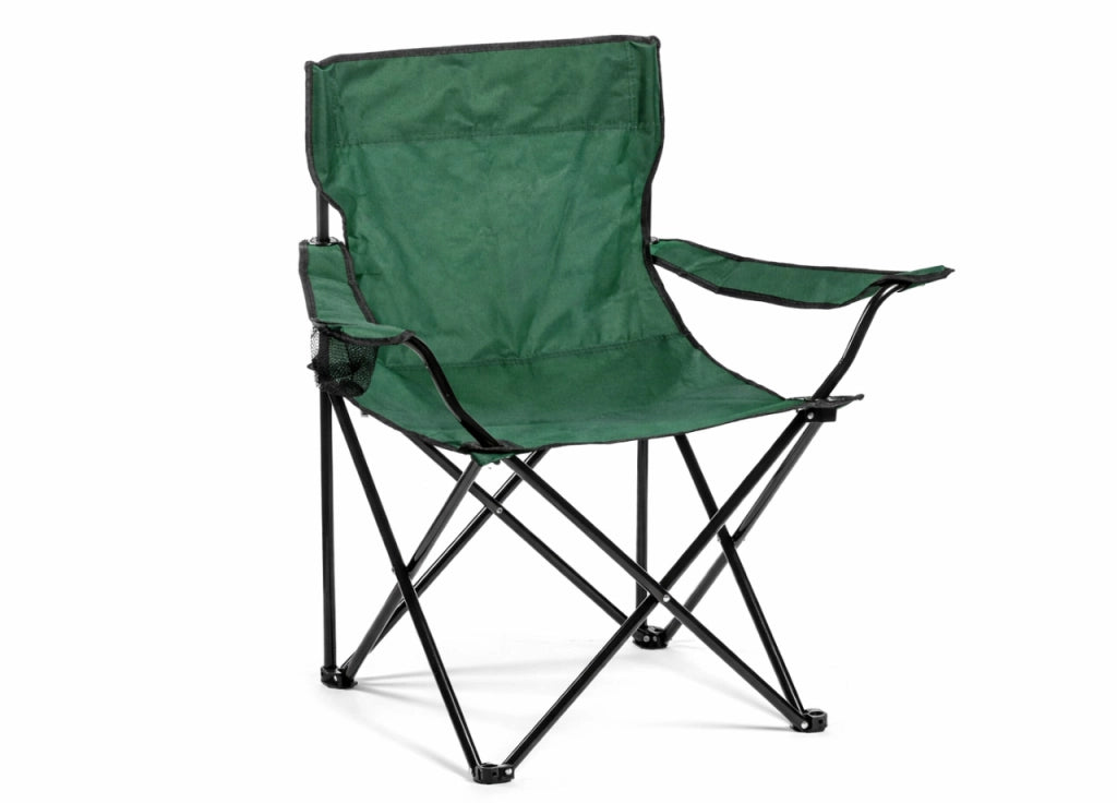 Sedia Camping Spiaggia Pieghevole Con Schienale Da Giardino Modello Randazzo - Randazzo - Verde