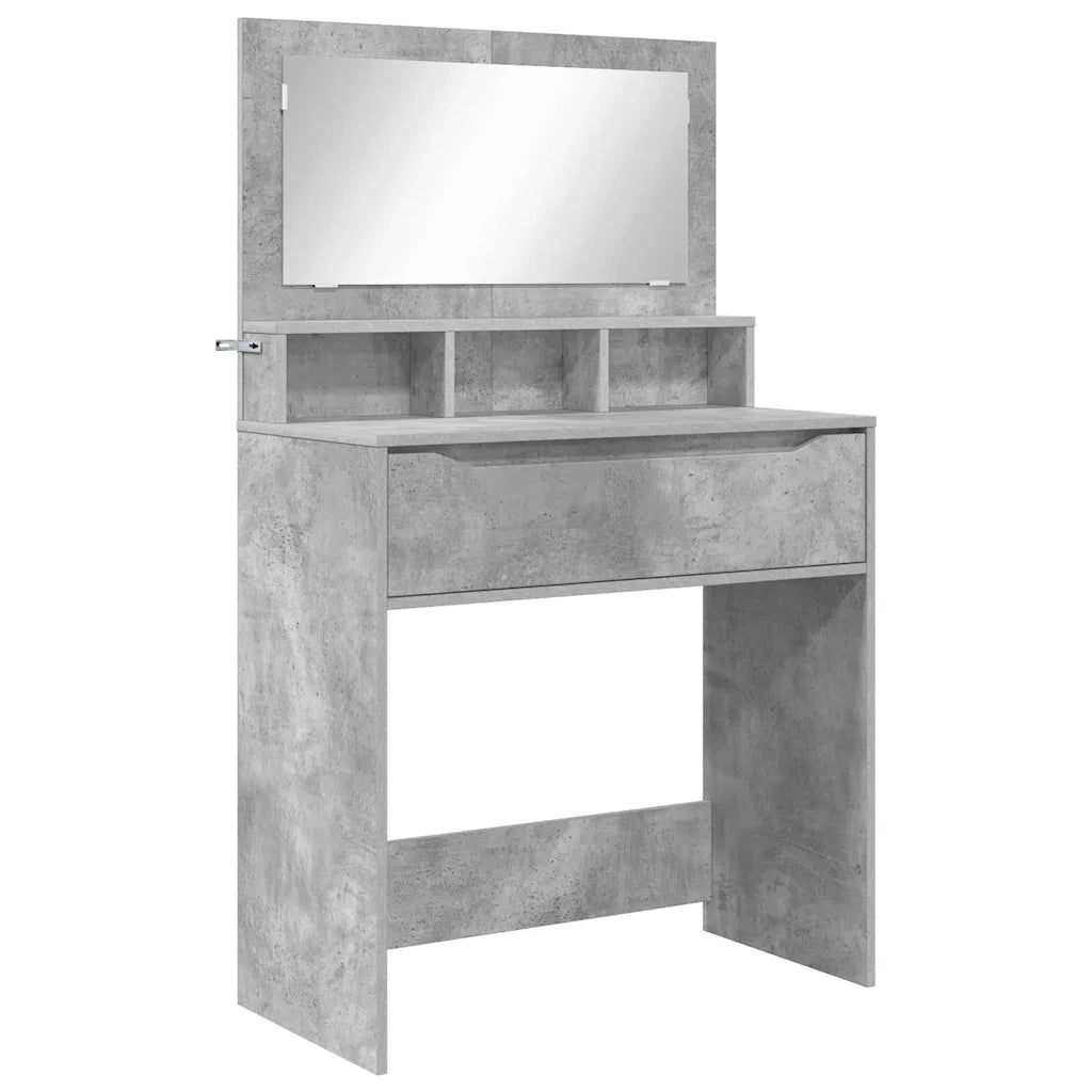 Tavoli da Trucco per Camera da Letto Grigio cemento 888980