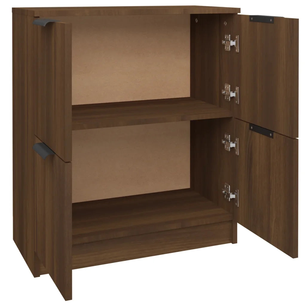 Credenza Rovere Marrone 60x30x70 cm in Legno Multistrato cod mxl 38787