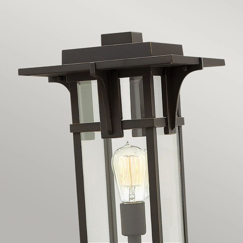 Lampada da esterno a stelo 1xE27 Manhattan Hinkley bronzo