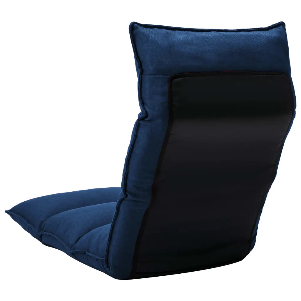 Sedia a Sdraio da Terra Pieghevole Blu in Tessuto cod mxl 73940
