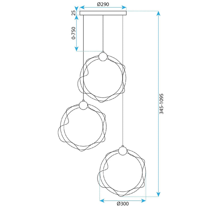 Lampada Led G012-3cpr Gold