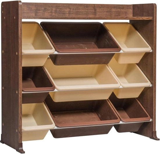 Cassetto di archiviazione per giocattoli e giocattoli per bambini - Cassetto in legno per camera da letto e scuola - Racks per giocattoli per bambini - Miele