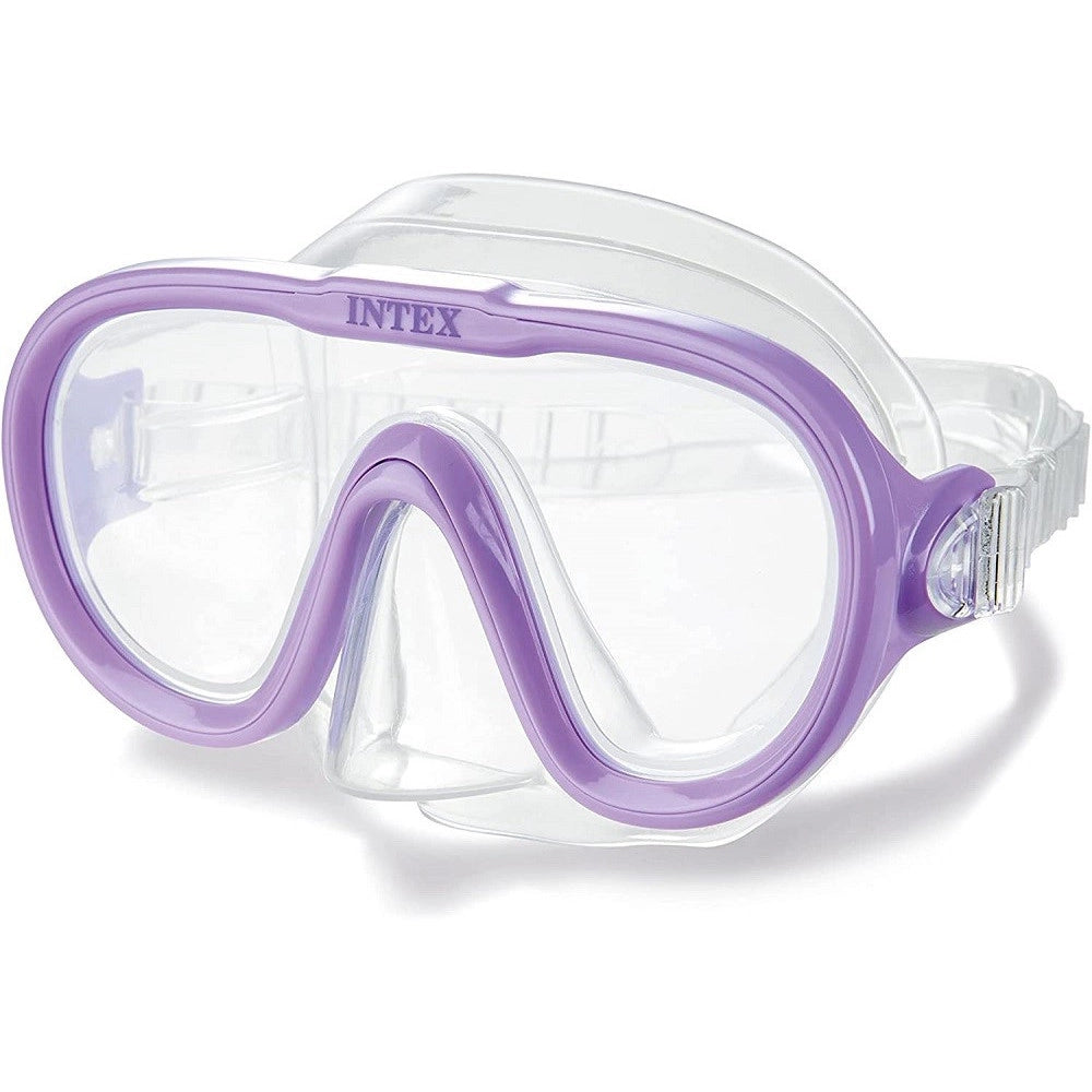 Trade Shop - Maschera Nuoto Bambini Regolabile Lenti In Policarbonato Colori Assortiti 55916 -