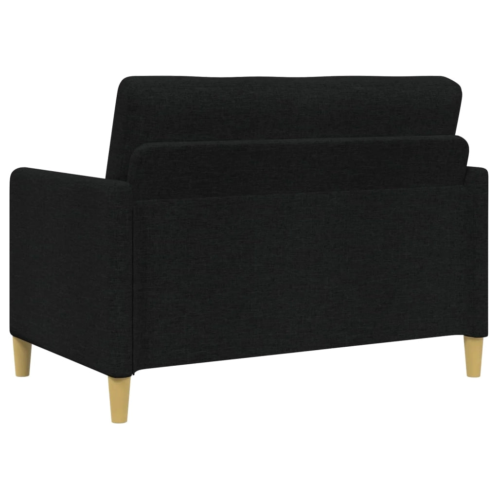 Set di Divani con Storage 2 pcs Nero Poliestere 3429150