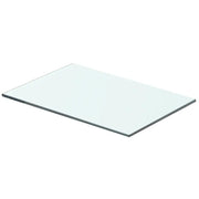 2 pz Mensole | Ripiano | Scaffale in Vetro Trasparente 40x20 cm