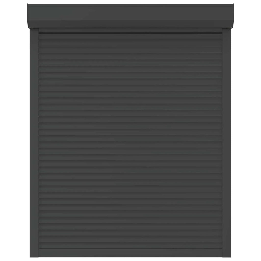 Persiana a rullo Antracite 120 x 150 cm Alluminio e poliuretano