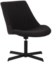 Sedia da Lounge Granby nero