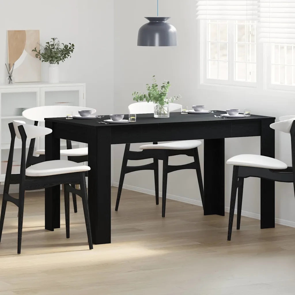 Tavolo da pranzo Rovere Nero 140 x 74,5 x 76 cm 862053