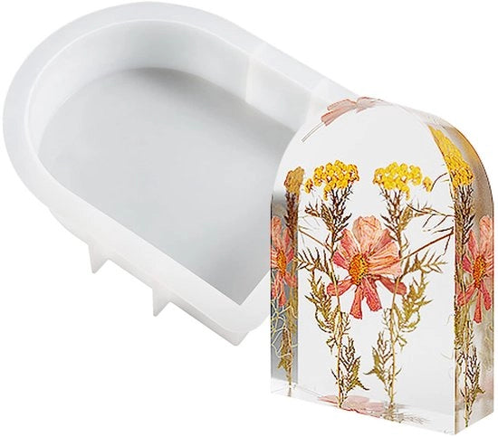 Modelli di Resina in Silicone Grande, Forma Arcaica di Resina Grande, Moulds di Resina Epoxy 3D, Moulds in Silicone per la Cottura della Resina per Preservare Fiori, Ideali per Regali di Fatto a Mano per Matrimonio
