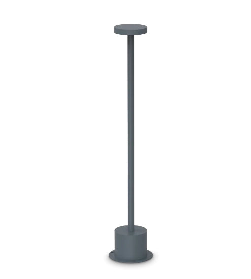 TOFFEE PT D80 H050, Piantana Ricaricabile, Ideal Lux Colore: Grigio Scuro