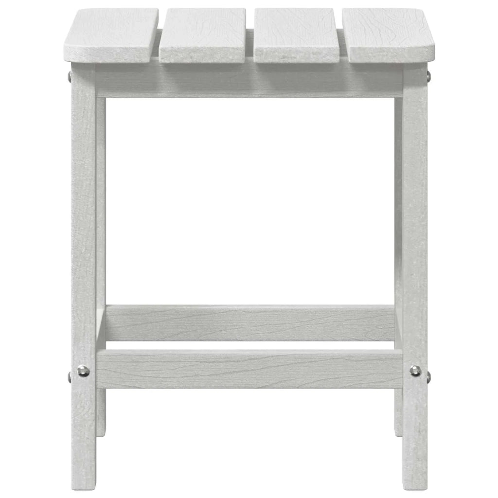 Tavolino da Giardino | Tavolo laterale Bianco 38 x 38 x 46 cm Polietilene