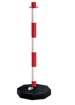 COLONNINA SEGNALETICA CON BASE RIEMPIBILE H.90