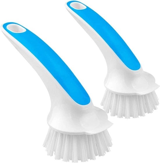 Set di spazzole per la pulizia di padelle e pentole - 2 pezzi - Utensili di pulizia per la cucina Spazzola per i piatti