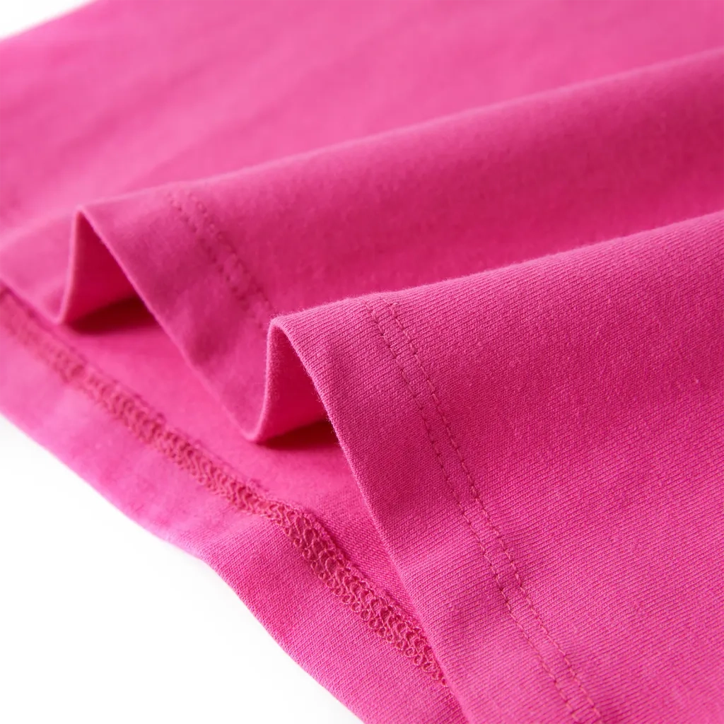 Maglietta da Bambina Rosa Scuro 128 11207