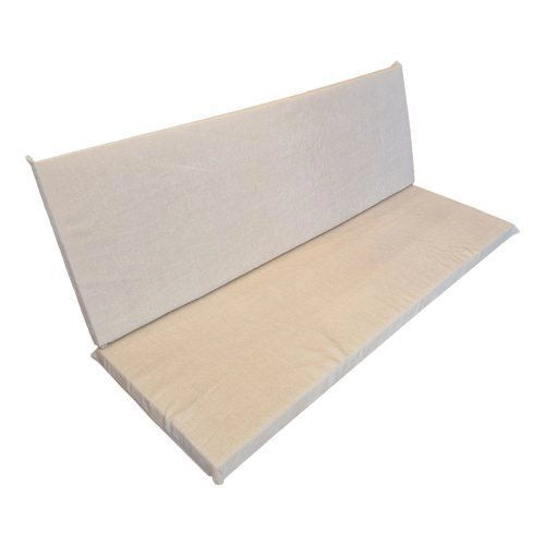Olibo' 0912954-B Set cuscini dondolo 2 posti sfoderabile in misto cotone colore Naturale