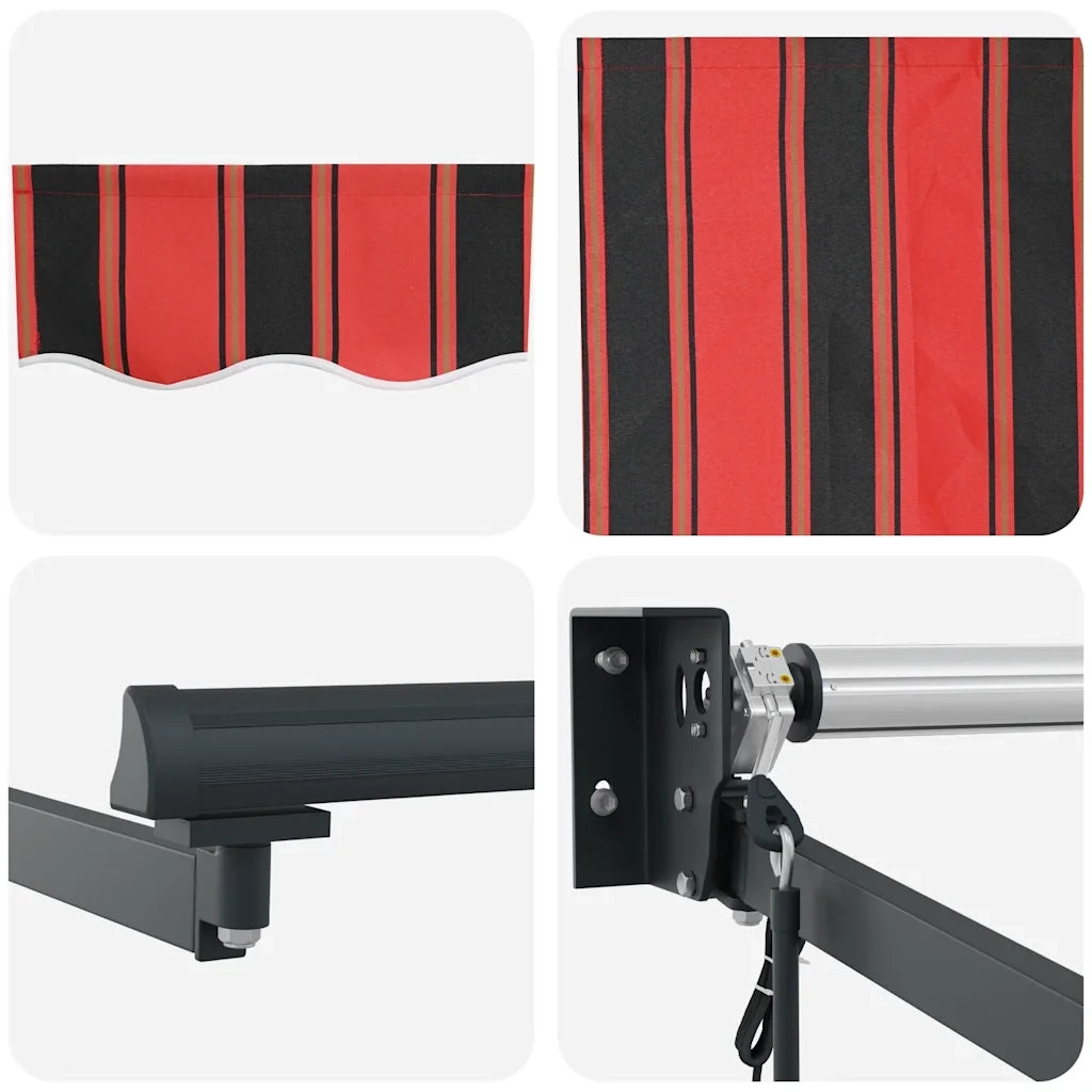 Tenda da sole automatica retrattile arancione e Marrone 3x2,5 m 3154516