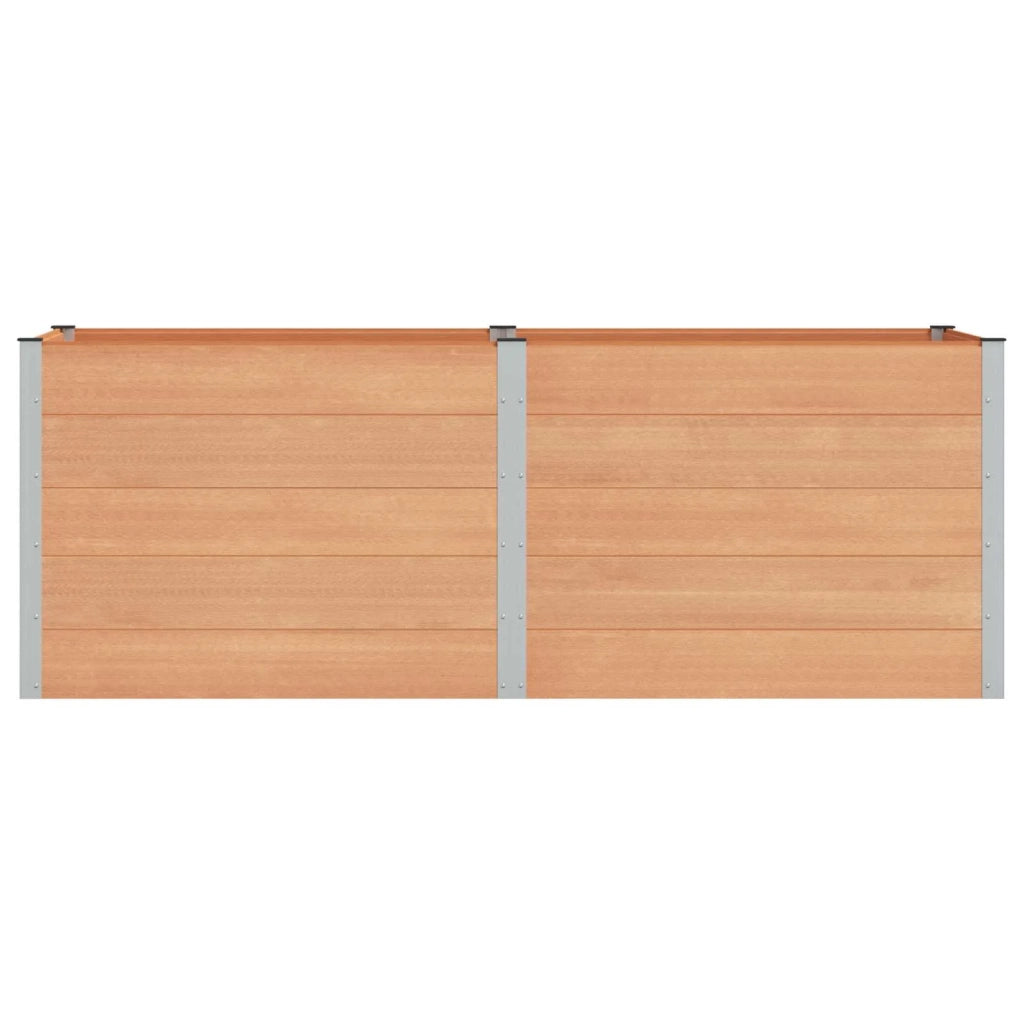Letto rialzato da giardino Marrone 250 x 100 x 91 cm