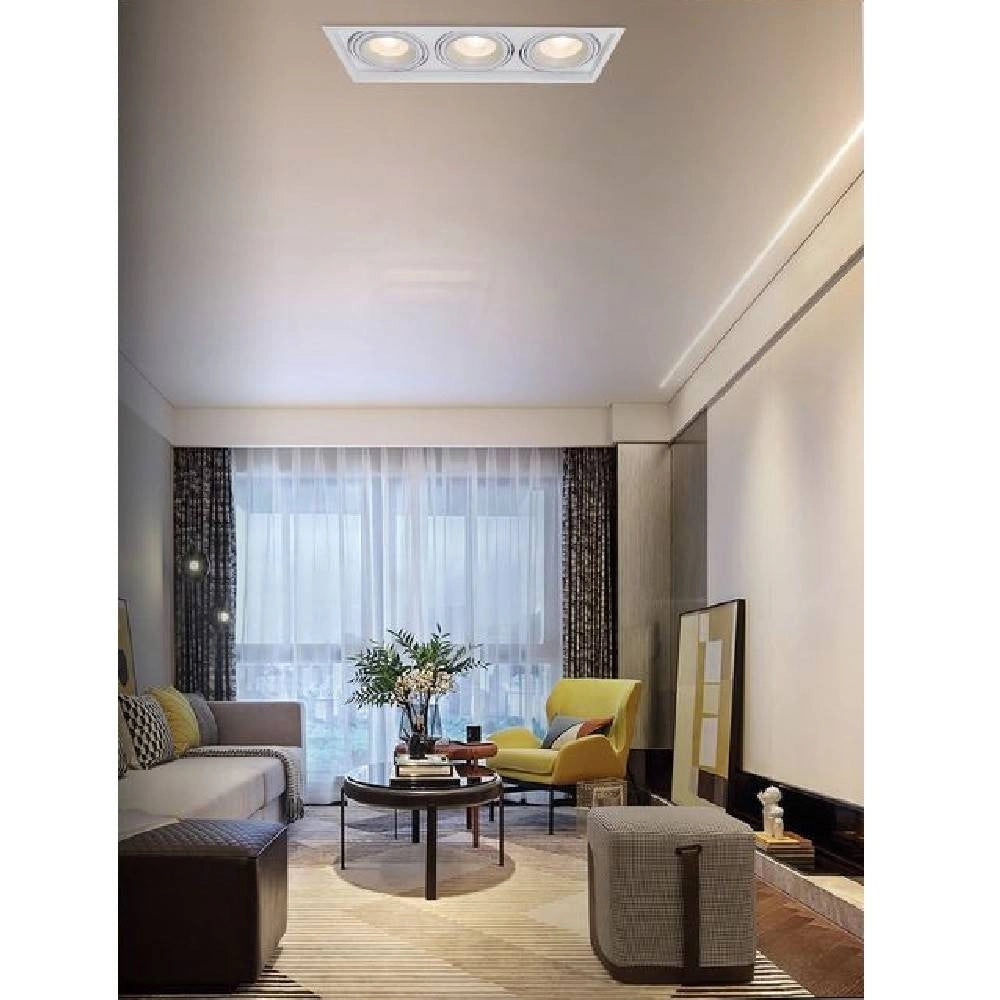 Trade Shop - Faretto Led Ar111 30w Bianco Luce Bianca Fredda Calda Naturale 2700 Lm Ar111-01b - -bianco Caldo      -