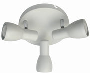 Plafoniera Candellux Picardo bianca metallo 29 cm 3xE14