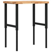 Banco Lavoro 80x60x(73-99,5) cm Legno di Acacia Rettangolare CFW6167209