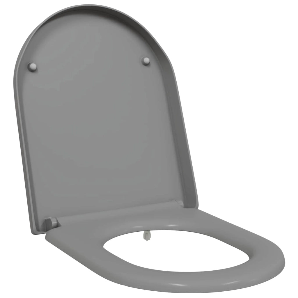 Sedile del WC Grigio 49 x 36 x 4 cm Duroplast 42002355