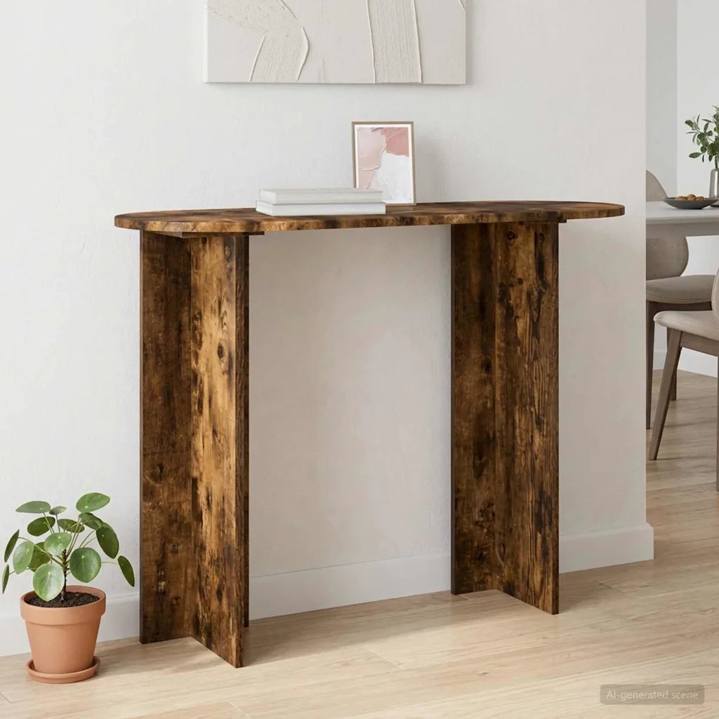 Tavolo consolle Rovere Fumo 100 x 39,5 x 75 cm