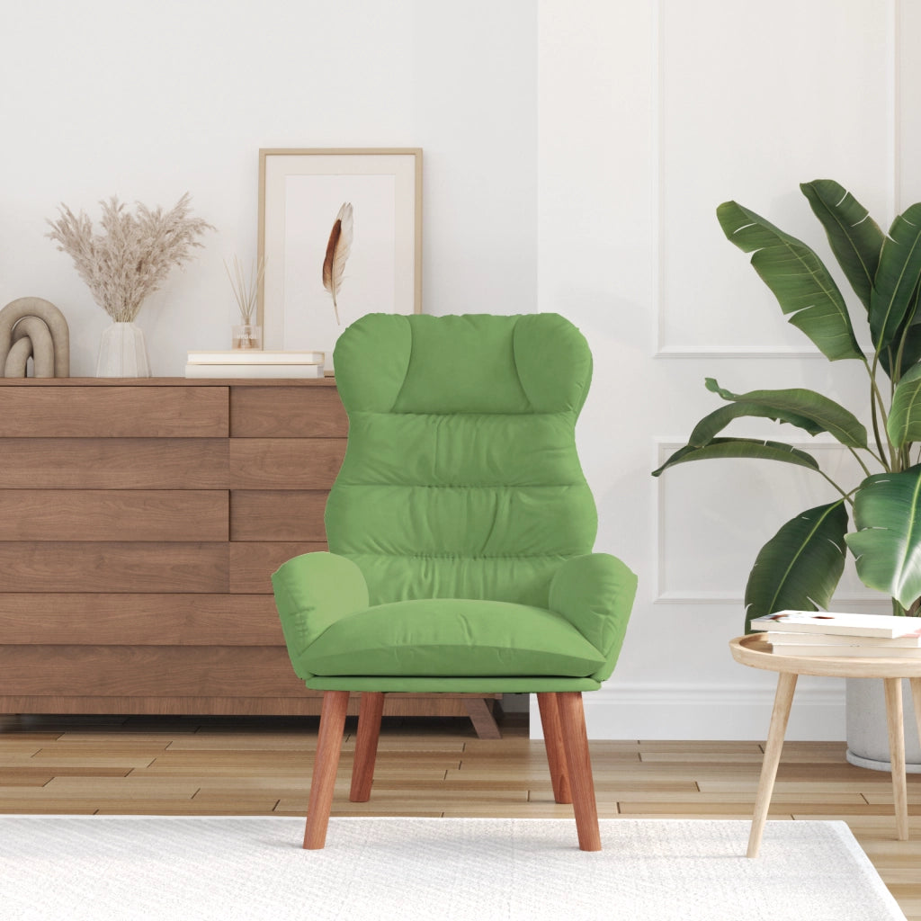Poltrona Relax Light Green Velvet