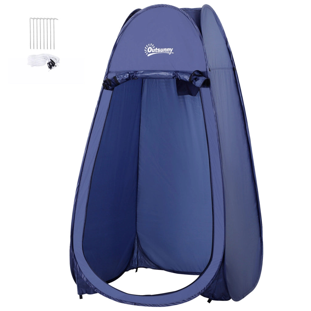 Cabina Doccia Portatile ¨C zephmum ¨C Blu Turchese 100x100x185 cm