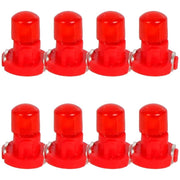 8 Pezzi Lampada Led T3 1 COB 12V 0.6W 40lm Luce Rossa 17mm Luci Cruscotti e Strumentazioni