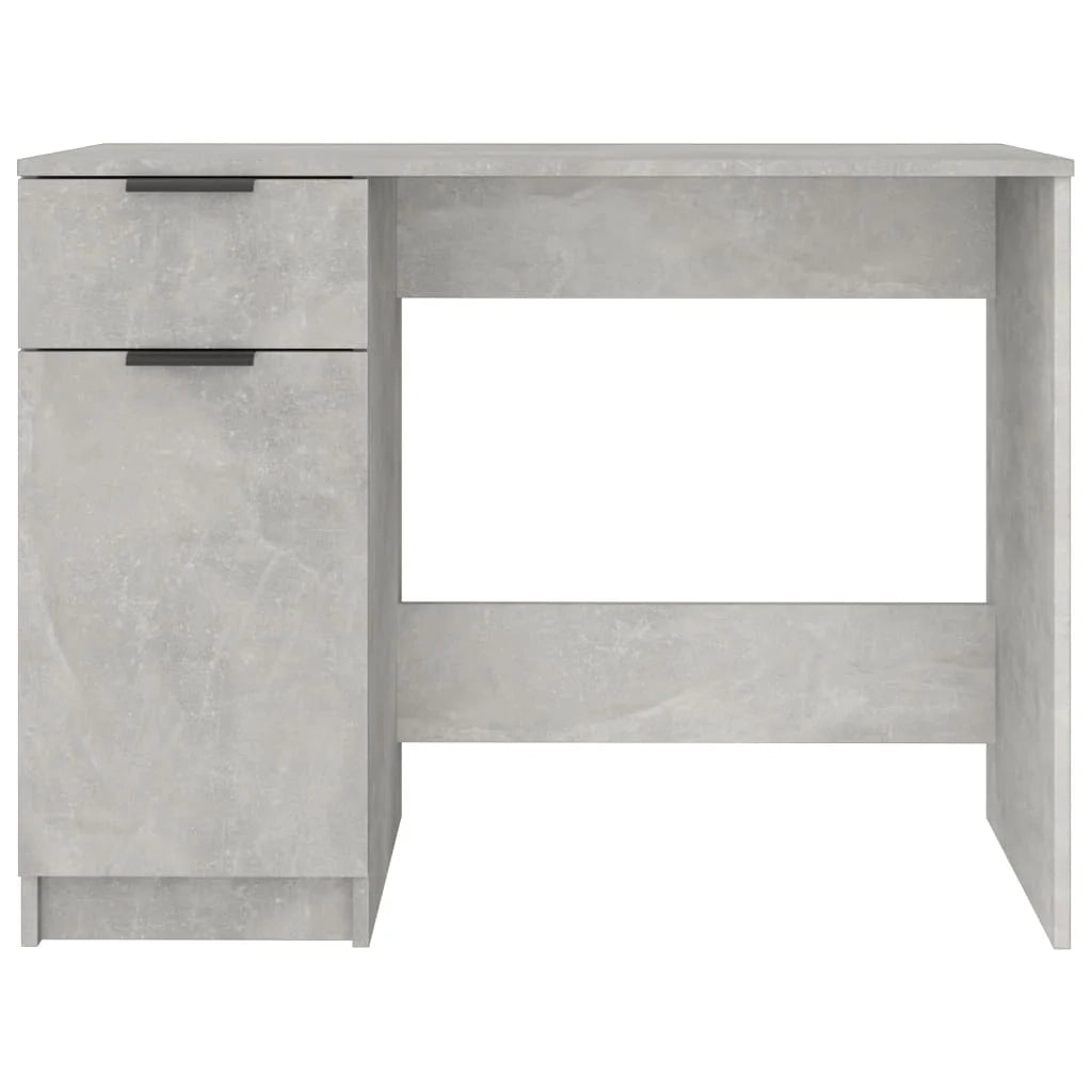 Scrivania tavolo postazione di lavoro mobile per computer studio 100 x 50 x 75 cm legno ingegnerizzato grigio 02_0023825