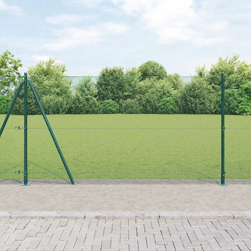 Palo della recinzione Verde 25 x 1,2 m (rete da 12 x 12 mm)