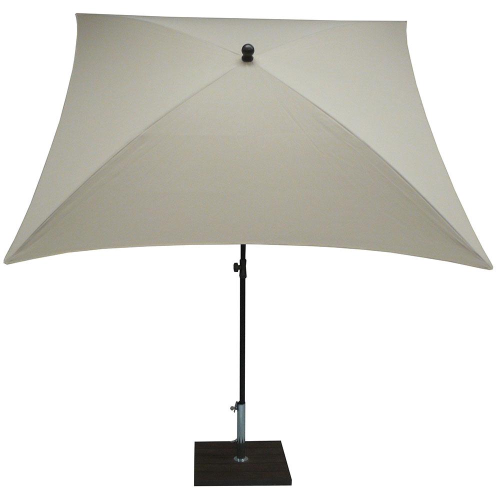 Ombrellone da Giardino 200x200 cm Palo Ø27 mm in Acciaio Maffei Kronos Ecru