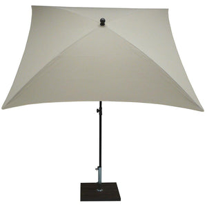 Ombrellone da Giardino 200x200 cm Palo Ø27 mm in Acciaio Maffei Kronos Ecru