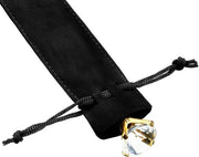 50 penne in astuccio di cuoio con cordoncino di cuoio penne astuccio di cuoio con cassetta di matite (nero) Nero