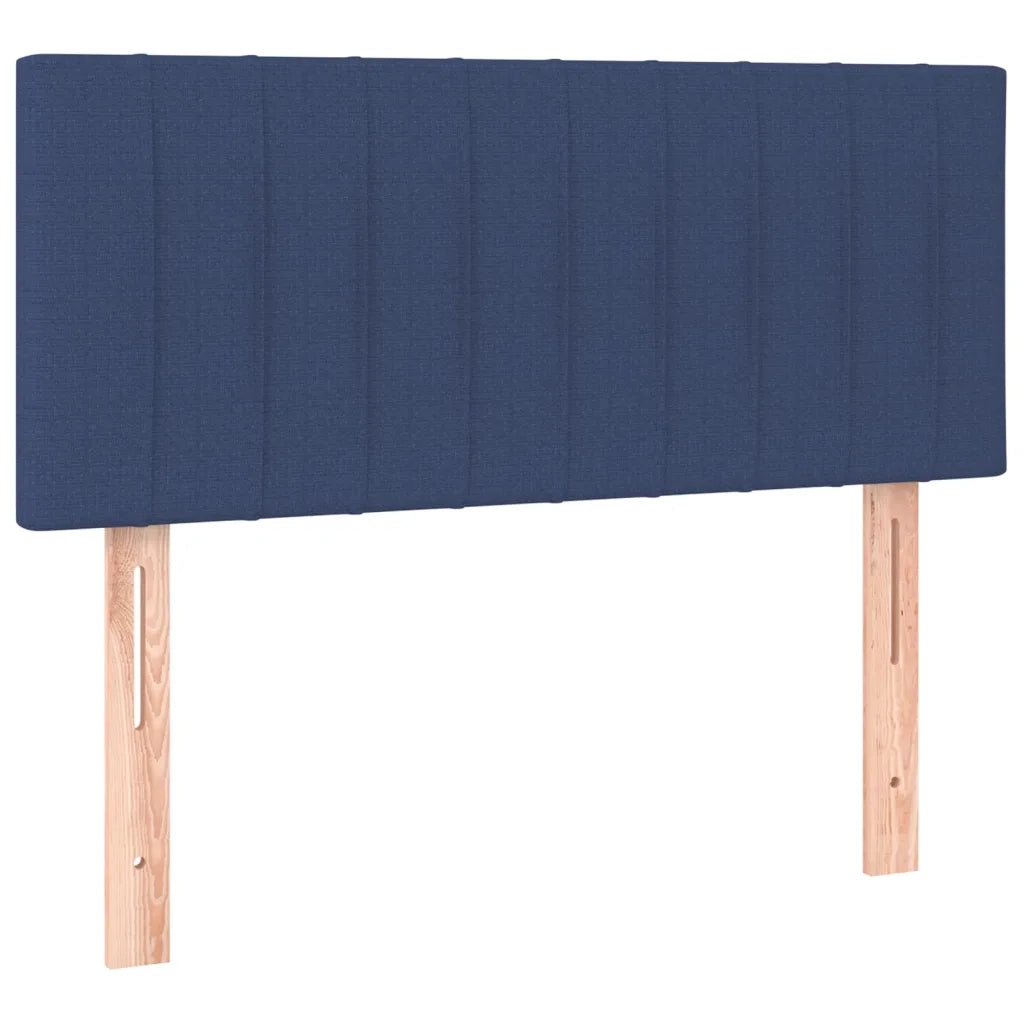 Giroletto a Molle con Materasso-Struttura Letto Blu 90x190 cm in Tessuto 576733