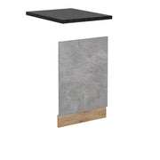 Pannello frontale R-Line Calcestruzzo/Rovere dorato 45 cm, PL Antracite Vicco