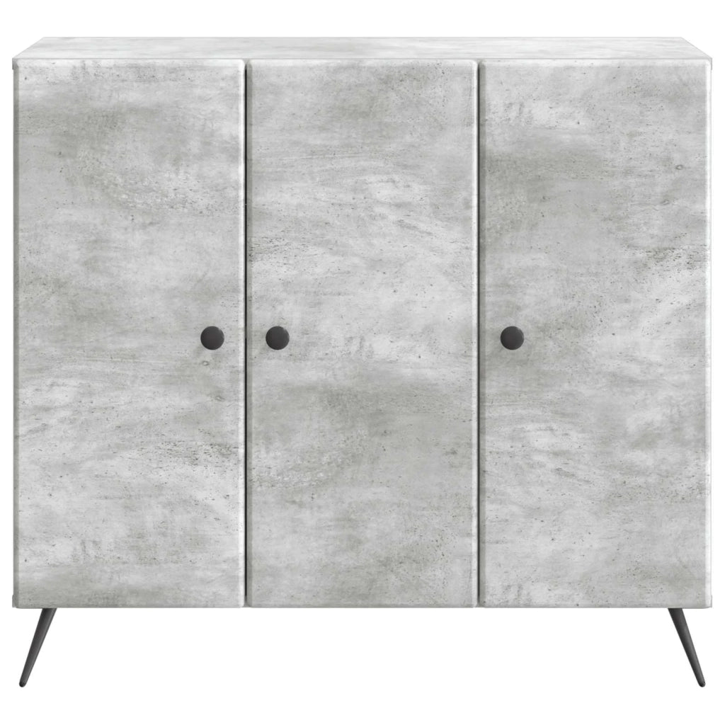 Credenza Grigio Cemento 89 x 34,5 x 80 cm Legno ingegnerizzato 895568