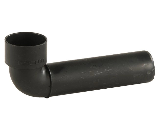 CURVA TECNICA LUNGA 90  ° AD INNESTO IN PP CON GUARNIZIONE SERIE SILENT  EE ¸40/46   GEBERIT
