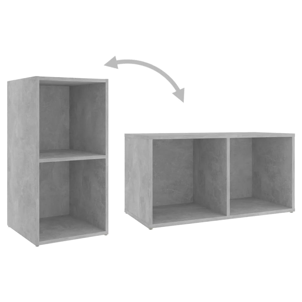 Set di mobili da 6 pezzi tra cui armadio credenza mobile TV televisore per soggiorno camera da letto salotto legno ingegnerizzato grigio 02_0025036