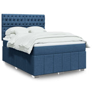 Giroletto a Molle con Materasso Blu 140x190 cm in Tessuto 3293976