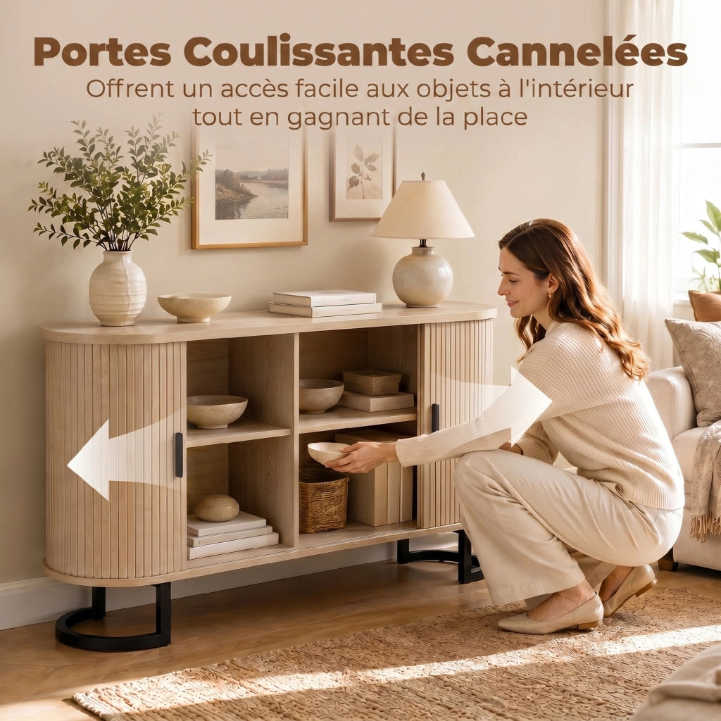 Armadio angolare con ante scorrevoli ¨C Minimal ¨C 140x40x75 cm