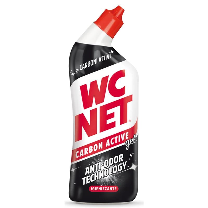 WC NET GEL CON CARBONI ATTIVI TECNOLOGIA ANTI ODORE IGIENIZZANTE PER LA PULIZIA DEL WC 700 ML
