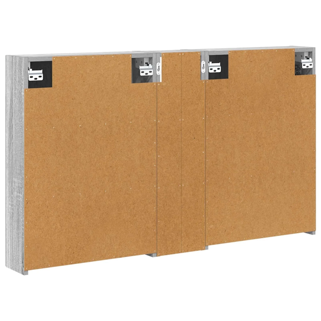 Set di Armadi da Bagno con lo scaffale 3 pcs 120 x 14,5 x 70 cm