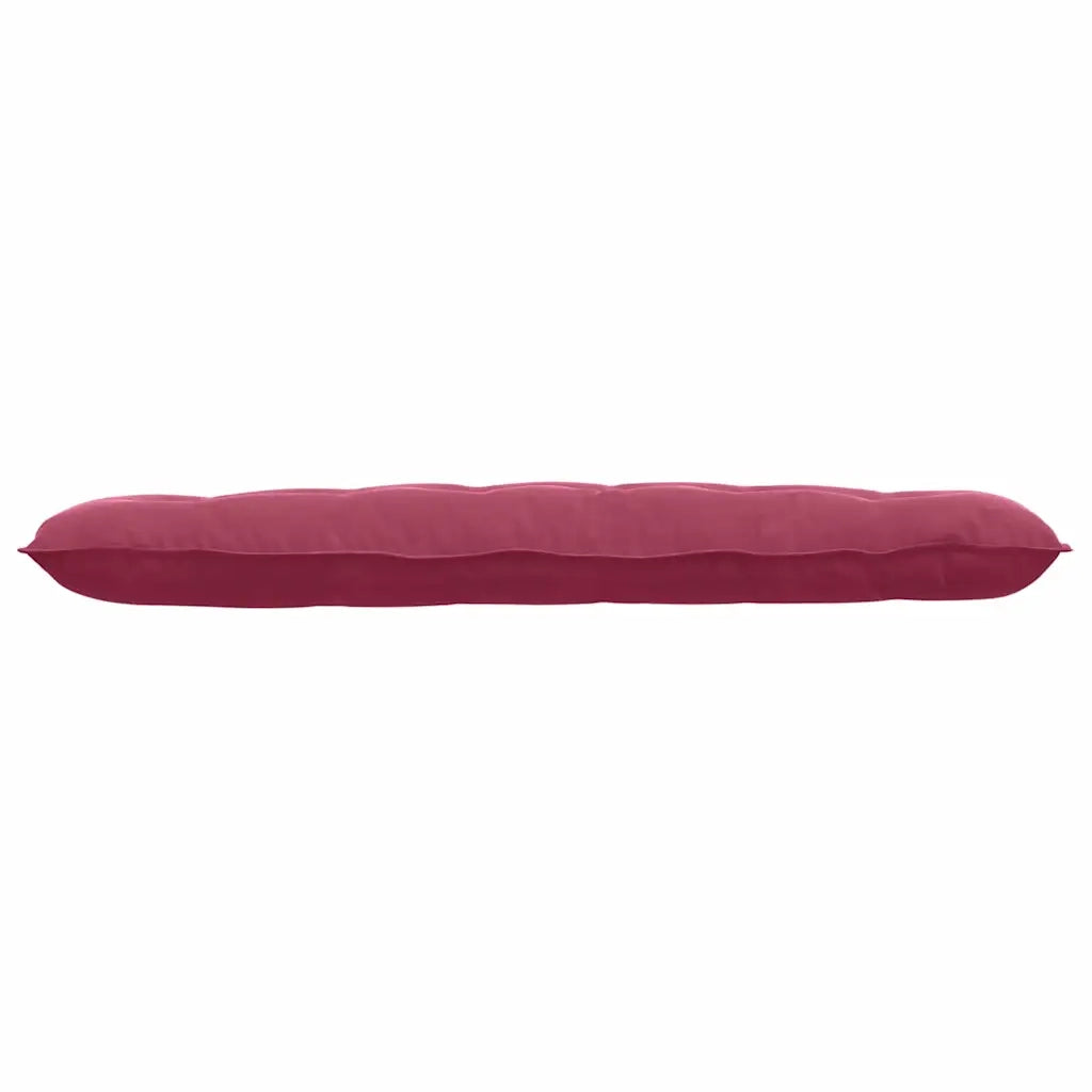 Cuscino per Schiena | Cuscino dorsale Rosso Vino 160 x 50 cm Tessuto in Cords